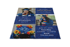 Graduation party invitation with photos of a graduate and event details.